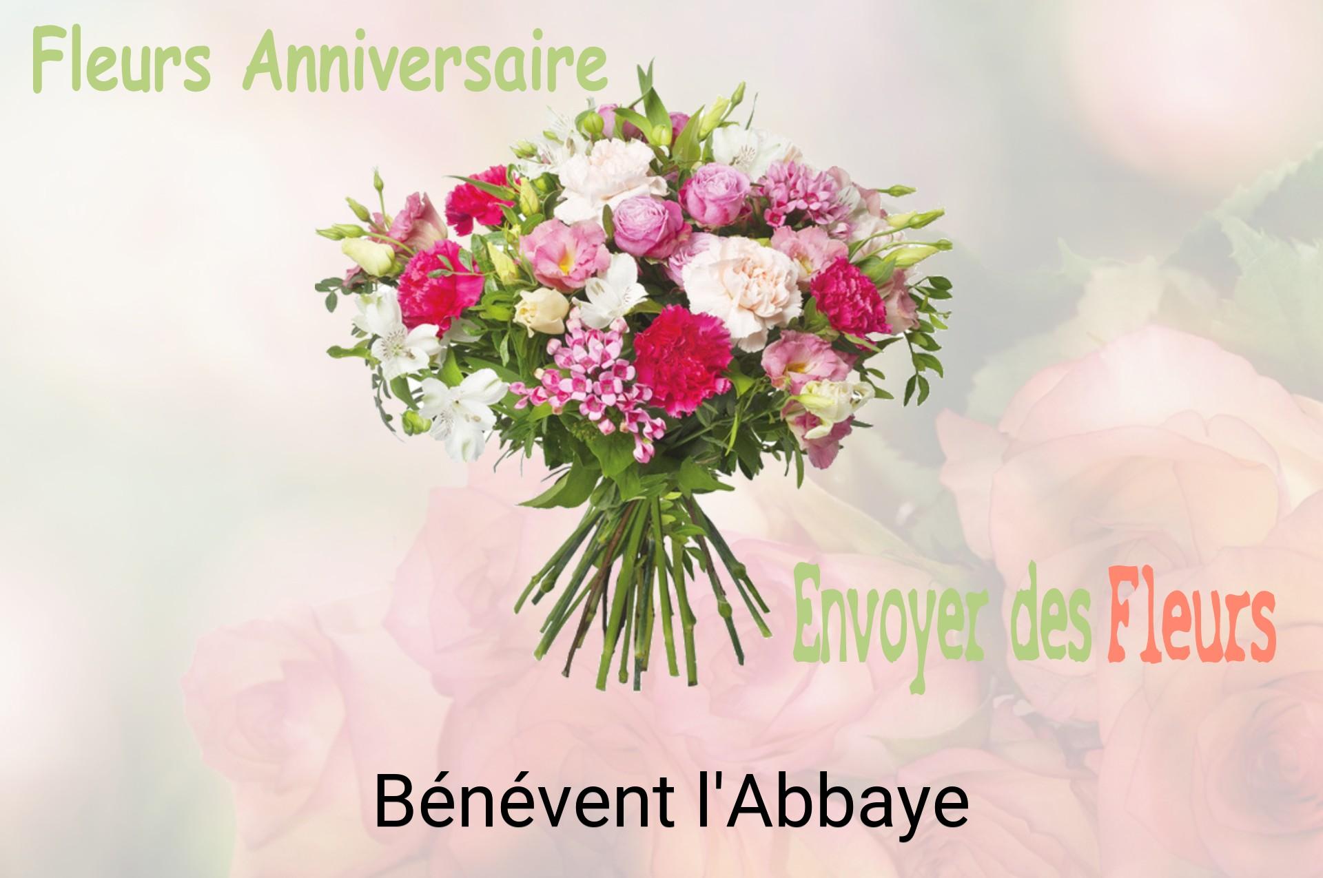Bouquet de fleurs d’anniversaire livré à Bénévent-l'Abbaye