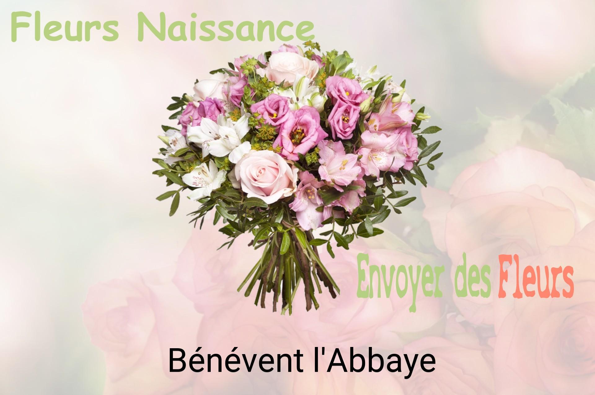 Bouquet de fleurs de naissance livré à Bénévent-l'Abbaye